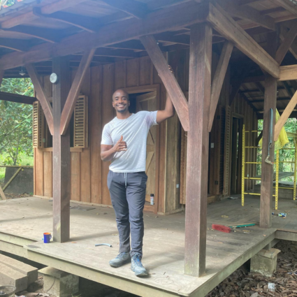 The First Cottage at Kalu Yala Ecovillage in Panama